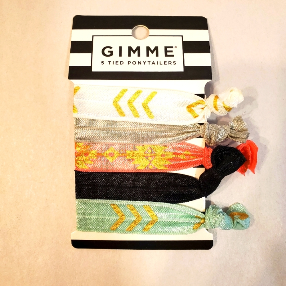 Gimme - 5 Tied Ponytailers